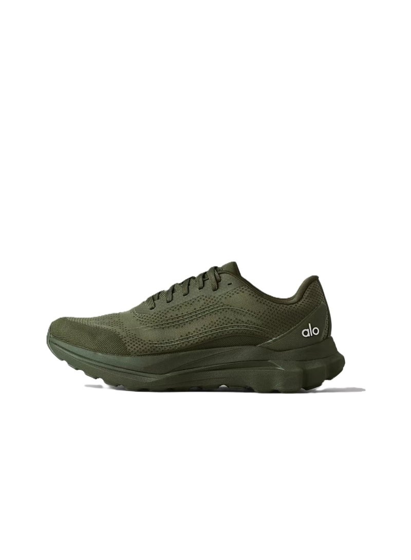 Alo Yoga Alo Runner Sports Shoes Dark Green - Image 1